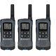 Motorola Talkabout Rechargeable Two-way Radios, Gray, 3 Pack