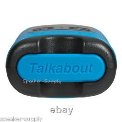 Motorola Talkabout T100TP Walkie Talkie 9 Pack Set 16 Mile Two Way Radios Blue
