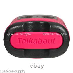 Motorola Talkabout T107 Walkie Talkie 10 Pack Set 16 Mile Two Way Radios Pink