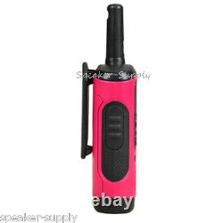 Motorola Talkabout T107 Walkie Talkie 10 Pack Set 16 Mile Two Way Radios Pink