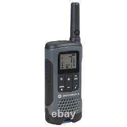 Motorola Talkabout T200 Two-Way Radio with Earbud PTT Mics & Case