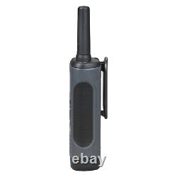 Motorola Talkabout T200 Two-Way Radio with Earbud PTT Mics & Case