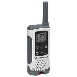 Motorola Talkabout T260TP Two-Way Radio, 25 Mile, NOAA, 18 Pack, White