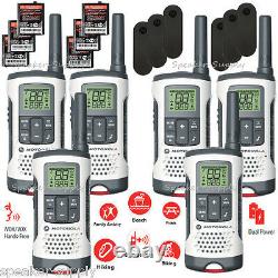 Motorola Talkabout T260TP Walkie Talkie 6 Pack Set Two Way Radio NOAA 25 Mile