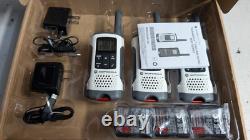 Motorola Talkabout T260TP Walkie Talkies 3-Pack Two Way Radios long range White