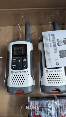Motorola Talkabout T260TP Walkie Talkies 3-Pack Two Way Radios long range White