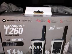 Motorola Talkabout T260 Two-Way Radios25 Mile Range NOAA Weather 22 Channels