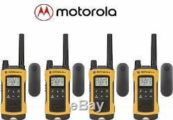 Motorola Talkabout T402 4 Pack Walkie Talkie 35 Mile Two Way Radio Waterproof