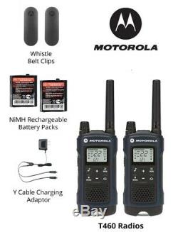 Motorola Talkabout T460 Walkie Talkie 4 Pack Set 35 Mile Two Way Radio