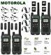 Motorola Talkabout T465 Walkie Talkie 4 Pack 35 Mile Two Way Radio(case+earbuds)