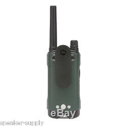 Motorola Talkabout T465 Walkie Talkie 4 Pack 35 Mile Two Way Radio Case Earbuds