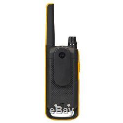 Motorola Talkabout T470 Two-Way Radio, 35 Mile, 2 Pack, NOAA, Black & Yellow