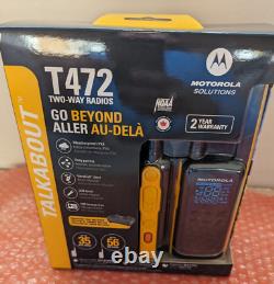 Motorola Talkabout T472 Two-Way Radio Easy pairing, Weatherproof, USB charging