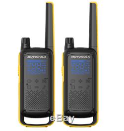 Motorola Talkabout T475 Extreme Two-Way Radio, 35 Mile, 2 Pack, Black & Yellow