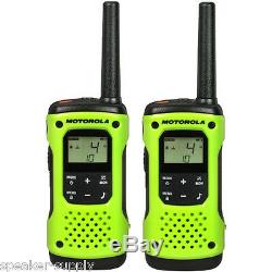 Motorola Talkabout T600 H2O Walkie Talkie 4 Pack Set Two Way Radios Waterproof