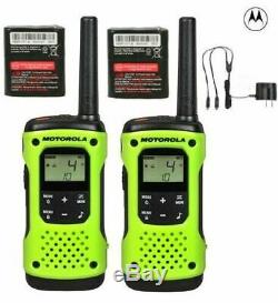 Motorola Talkabout T600 H2O Walkie Talkie 4 Pack Set Two Way Waterproof Radios