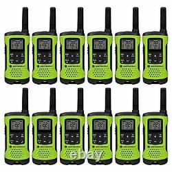 Motorola Talkabout T600 Two-Way Radio, 35 Mile, 12 Pack, Lime