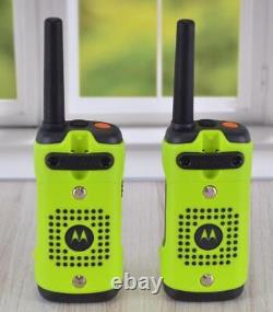 Motorola Talkabout T600 Two-Way Radio, 35 Mile, 2 Pack, Charger Included, Lime