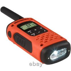 Motorola Talkabout T605 H2O 2-Way Radios Pair Waterproof Floating NOAA