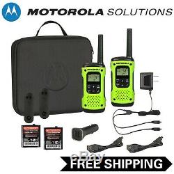 Motorola Talkabout T605 Two-Way Radio, 2 Pack, Lime