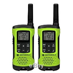 Motorola Talkabout T605 Two-Way Radio, 2 Pack, Lime