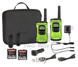 Motorola Talkabout T605 Two-Way Radio / Walkie Talkies 2-PACK Set Brand New