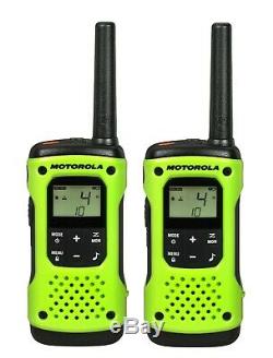 Motorola Talkabout T605 Walkie Talkie 4 Pack Set Two Way Waterproof Radio
