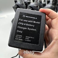 Motorola Talkabout T7100 Two-Way Radios Lot Of 6 with Chargers Base Accessories