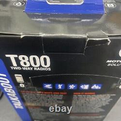 Motorola Talkabout T800 Two-Way Radio, 2 Pack, Bluetooth, BRAND NEW SEALED