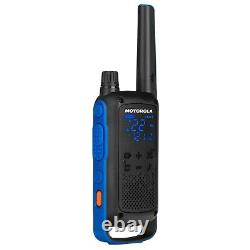 Motorola Talkabout T800 Two-Way Radio with Earbud PTT Mics & Case