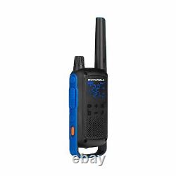 Motorola Talkabout T800 Two-Way Radios, 2 Pack, Black/Blue