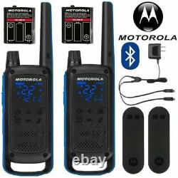 Motorola Talkabout T800 Walkie Talkie 4 Pack Set 35 Mile Two Way Bluetooth App