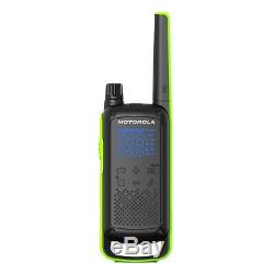 Motorola Talkabout T801 Two-Way Radio, 35 Mile, 2 Pack, Bluetooth, Black & Green