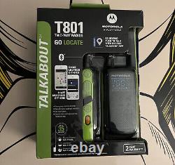 Motorola Talkabout T801 Two-Way Radios 35 mile range, Rechargeable 2Pack NEW