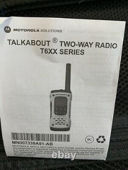 Motorola Talkabout Two-Way Radio T6XX 2 PACK (OPEN BOX)