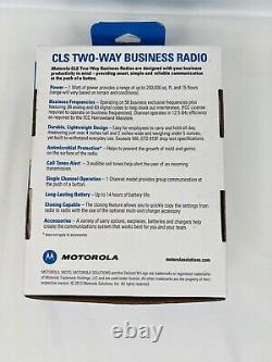 Motorola Two-Way Business Radio 1 Channel CLS1110 Black New Brand NEW