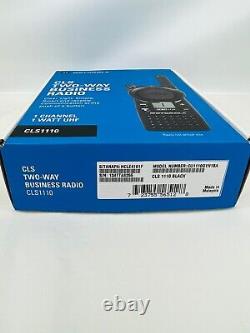 Motorola Two-Way Business Radio 1 Channel CLS1110 Black New Brand NEW