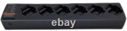 Motorola Two-Way Radio 6-Way Multi-Port Charger PMPN4588A Dock Station