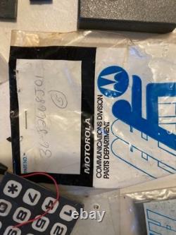 Motorola Two-Way Radio Parts Lot Speaker Mics, Housings, Keypad & Antennas