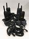 Motorola Two-way Radios With Microphones And Chargers (set Of 4)