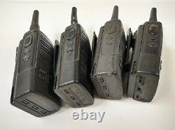 Motorola Two-way Radios With Microphones And Chargers (set Of 4)