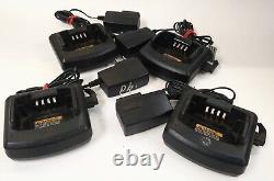 Motorola Two-way Radios With Microphones And Chargers (set Of 4)