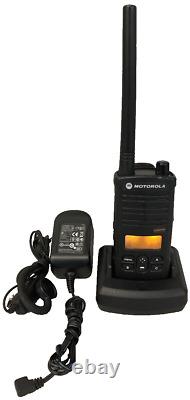Motorola VHF Two-Way Radio Walkie Talkie with Battery Charger RDM207