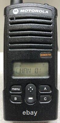 Motorola VHF Two-Way Radio Walkie Talkie with Battery Charger RDM207