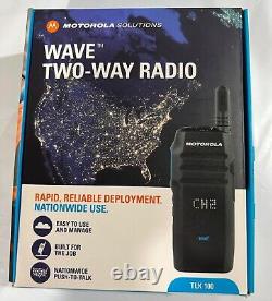 Motorola WAVE TLK-100 Two-Way 8 Channel Radio 4G LTE WiFi, TLK-100