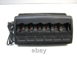 Motorola WPLN4197A Impres Six Bank Charger for HT750 HT1250 PR860 Two Way Radios
