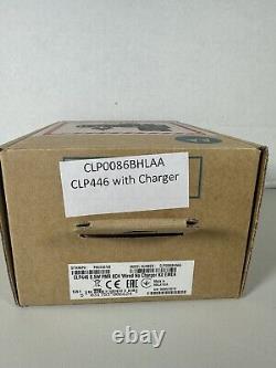 Motorola Walkie Talkie CLP446 Two Way Radio CLP0086BHLAA NEEDS PLUG ADAPTER
