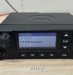 Motorola XPR5580E Two Way Radio AAM28UMN9RA1AN Mic NO FREQUENCY FILE A