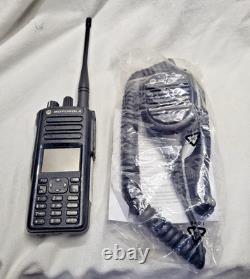 Motorola XPR7580e Portable Two-Way Radio AAH56UCN9RB1AN withNew Microphone