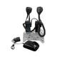 Motorola Xpr 3300e Two Way Radios Pair With Speaker Mics & Impres Charger Black